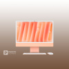 Моноблок Apple iMac 4.5K 24" (M4, 8C CPU, 8C GPU, 2024) 16 ГБ, 256 ГБ SSD, Orange MWUJ3